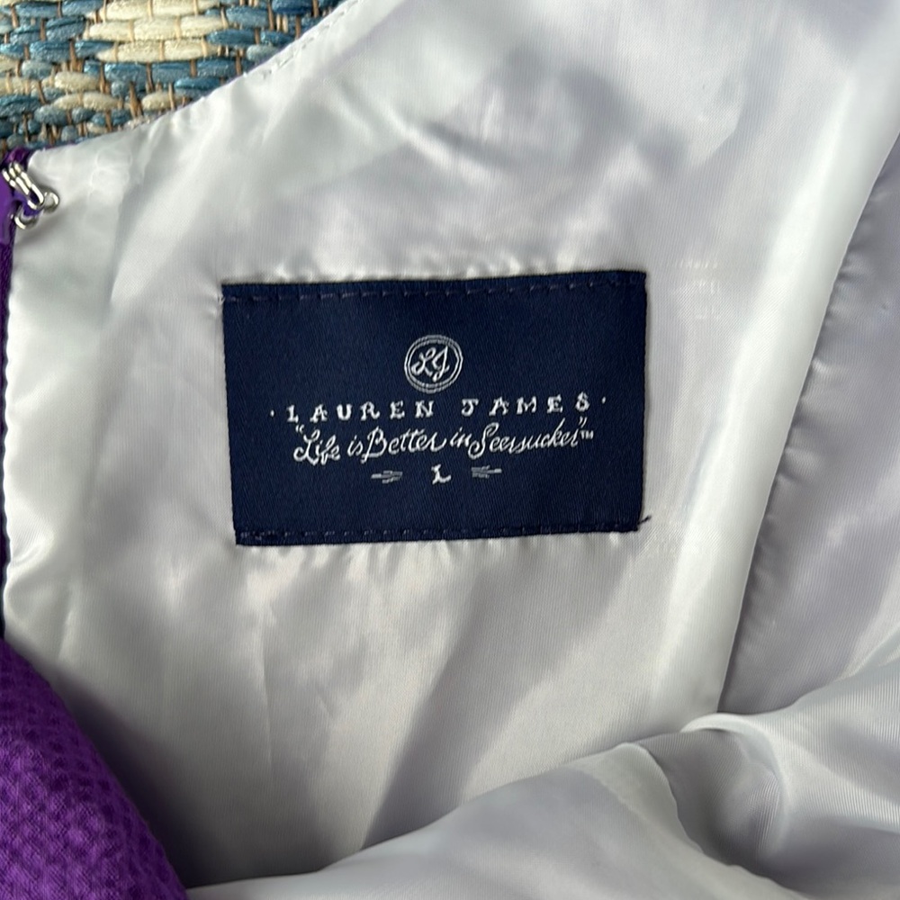 Lauren James Purple Mini Dress - Picture 2 of 3